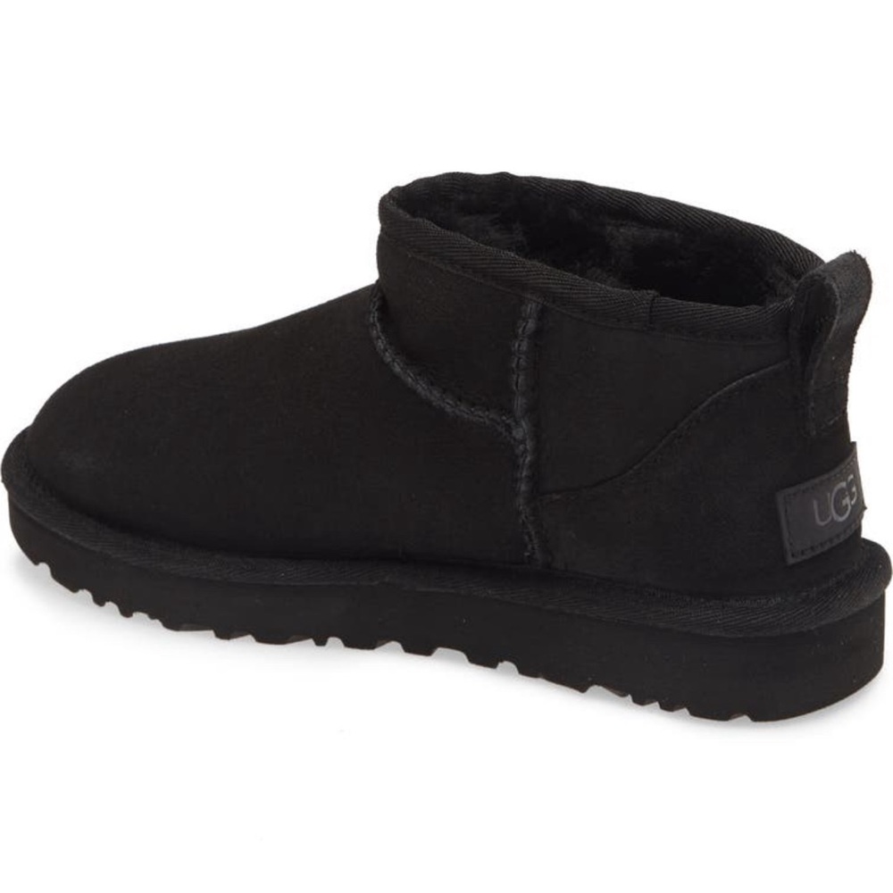 Black Ugg low top boots